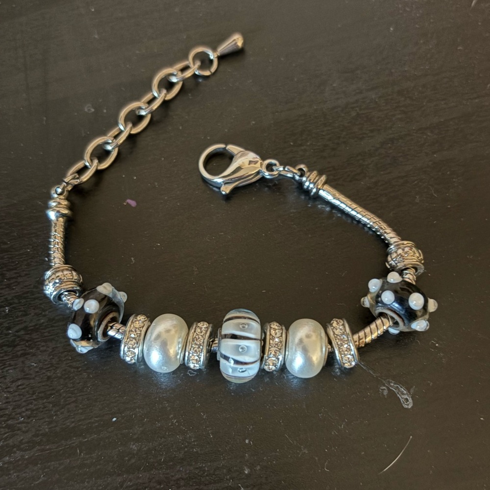 PANDORA STYLE CHARM BRACELET